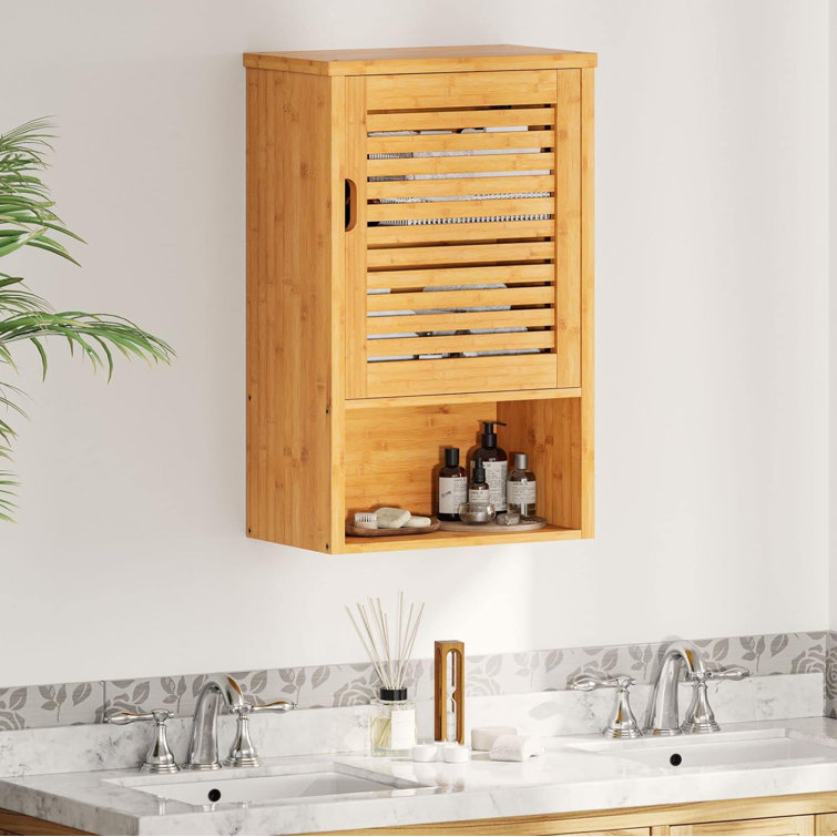 Union Rustic Jostun Solid Wood Wall Bathroom Cabinet | Wayfair